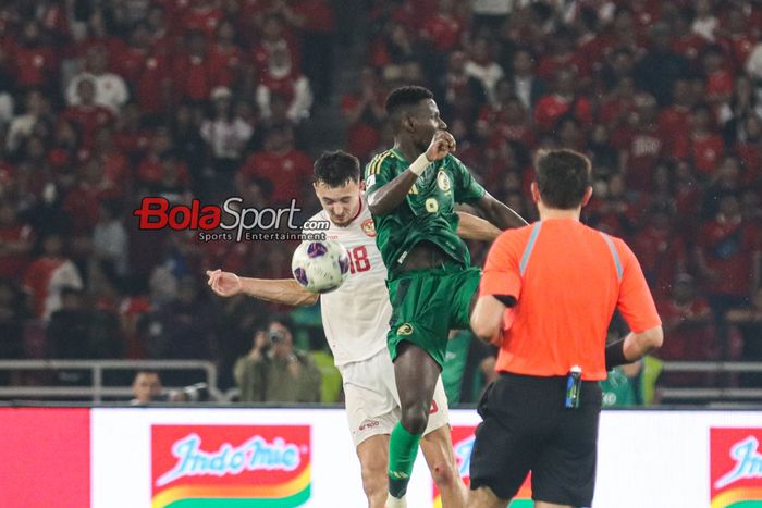 Ivar Jenner saat laga babak penyisihan grup C Kualifikasi Piala Dunia 2026 zona Asia antara timnas Indonesia versus timnas Arab Saudi di Stadion Utama Gelora Bung Karno, Senayan, Jakarta, Selasa (19/11/2024).