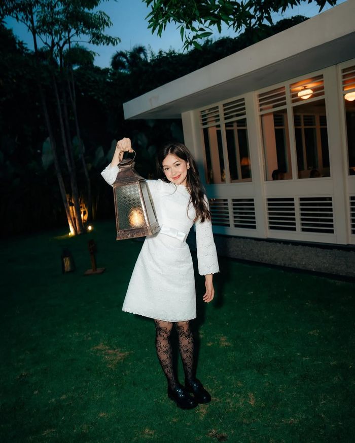 Tampilan Rebecca Klopper di pesta ulang tahun ke-23.