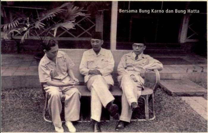 Sjahrir, Sukarno, Mohammad Hatta. 