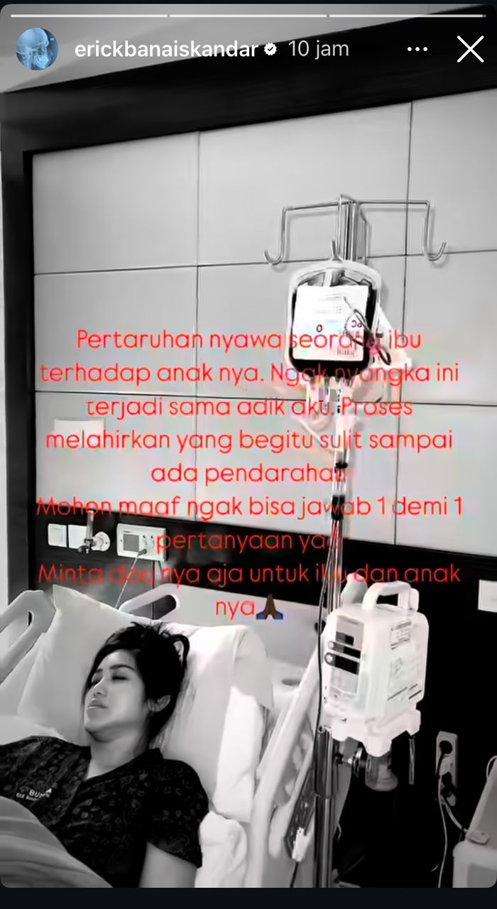 Jessica Iskandar pendarahan saat melahirkan anak ketiganya