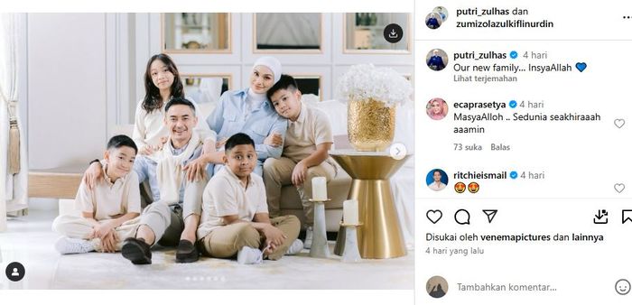 Foto Prewedding Putri Zulhas dan Zumi Zola