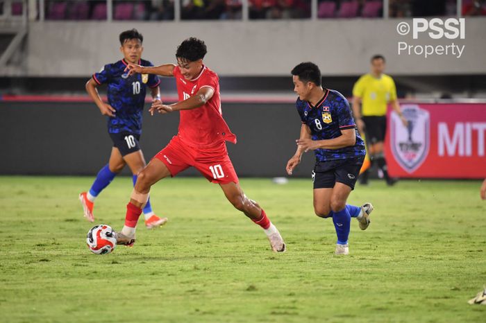 Suasana pertandingan Timnas Indonesia Vs Laos dalam laga kedua Grup B ASEAN Cup 2024, di Stadion Manahan, Solo, Kamis (12/12/2024).