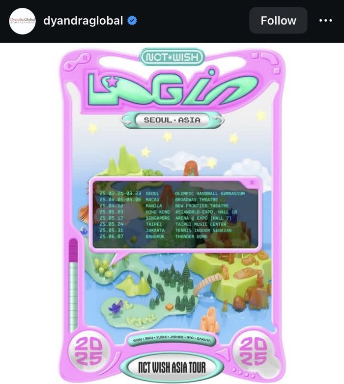 NCT Wish bakal sapa penggemar di Jakarta, Indonesia pada Mei 2025