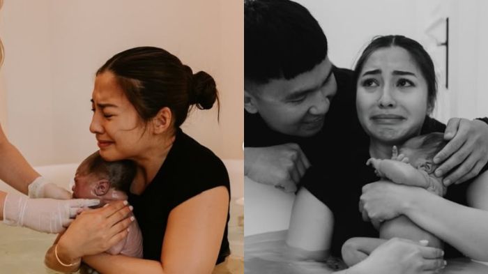 Nikita Willy melahirkan dengan metode water birth