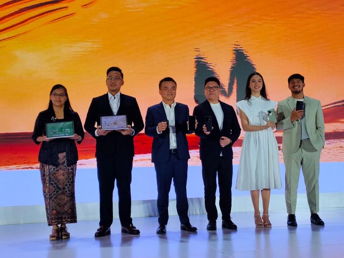 Acara HUAWEI Innovative Product Launch di kawasan Gambir, Jakarta Pusat, Kamis (19/12/2024).