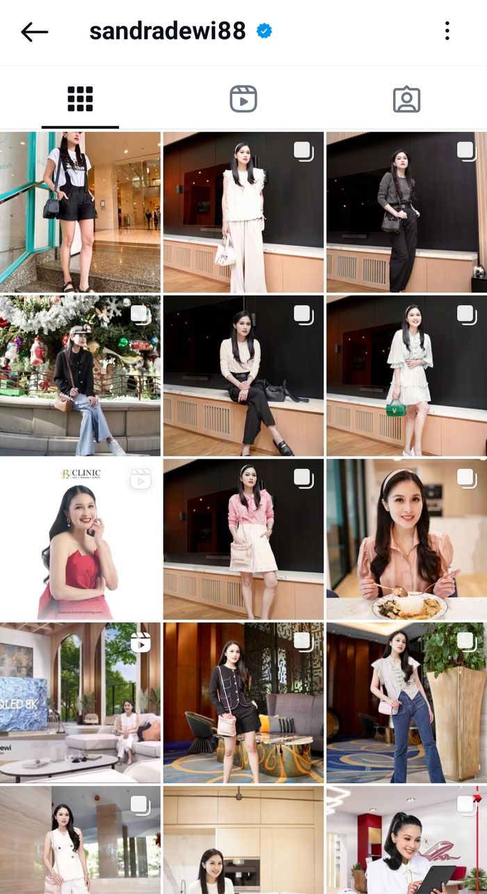 Sandra Dewi hapus foto suami dari akun Instagramnya