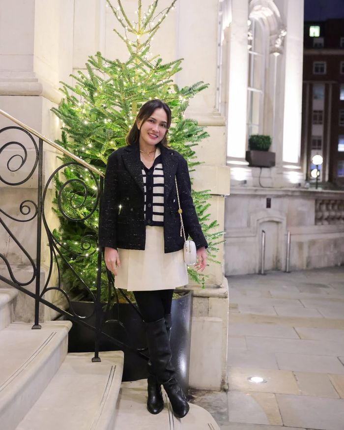 OOTD Shandy Aulia di awal tahun 2025.