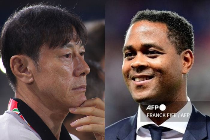 Kolase foto mantan pelatih timnas Indonesia, Shin Tae-yong (Kiri) dan calon pelatih timnas Indonesia, Patrick Kluivert (Kanan).