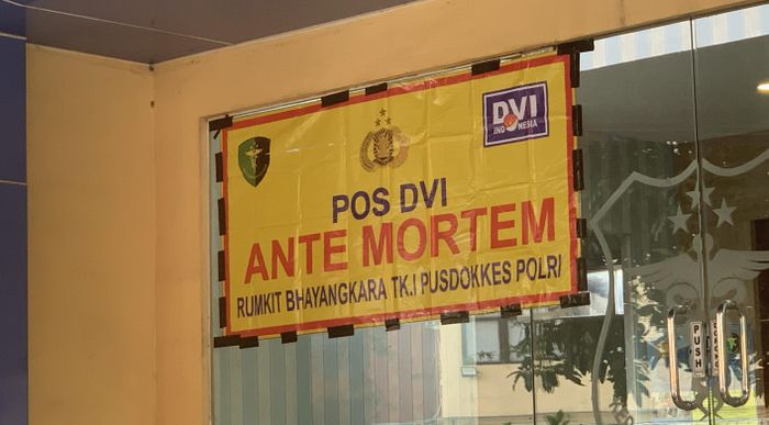 Pos Ante Mortem RS Polri Kramat Jati.