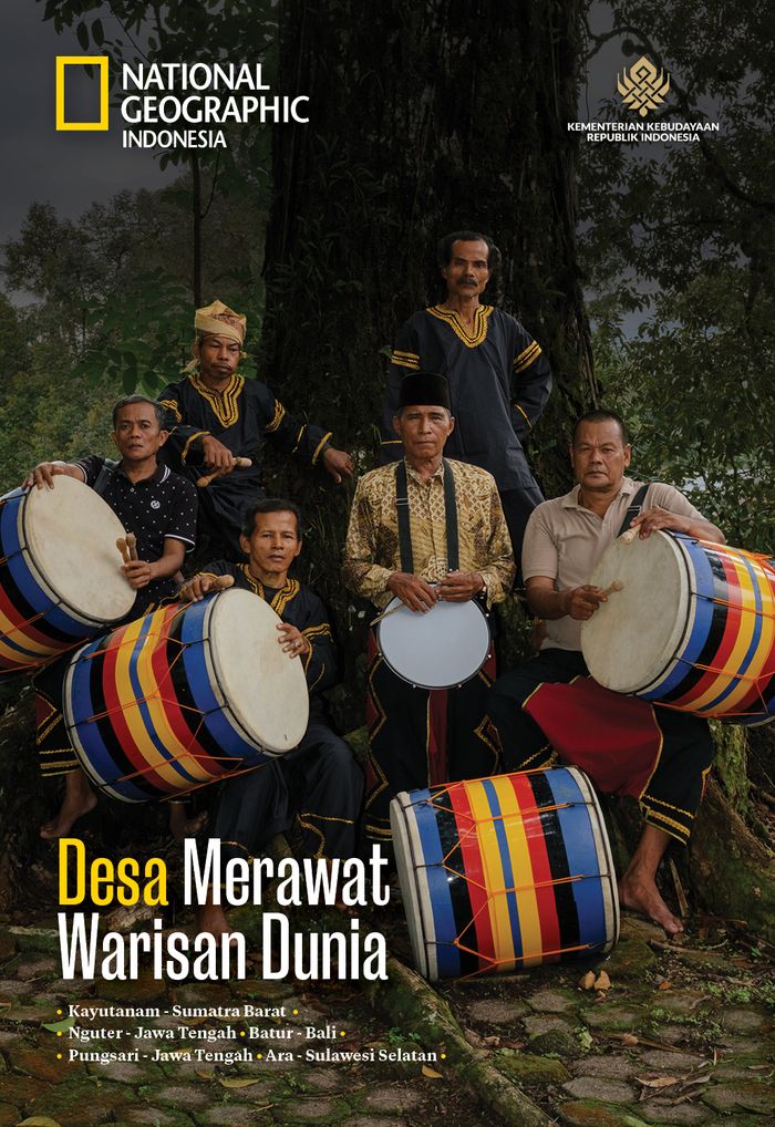 Edisi Khusus Desa Budaya bertajuk Desa Merawat Warisan Dunia, Sisipan majalah National Geographic Indonesia edisi Januari 2025. Sampai hari ini desa-desa penjuru Nusantara sejatinya menjadi tumpuan pelestarian budaya, bahkan mereka turut merawat warisan dunia.