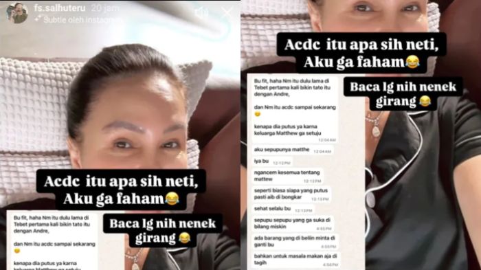 HUBUNGAN NIKITA DAN MATTHEW - Fitri Salhuteru mendadak bongkar percakapan dengan sepupu Matthew Gilbert. Diduga hubungan Nikita Mirzani dan Matthew tak direstui keluarga.