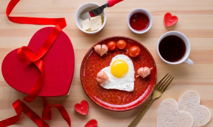 Makanan spesial untuk pesta di hari Valentine