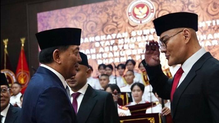 Pelantikan Deddy Corbuzier jadi Stafsus Kemenhan