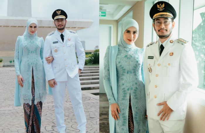 Resmi Jadi Istri Bupati, Gaya Kalem Syahnaz Sadiqah saat Pelantikan Jeje Govinda Jadi Sorotan