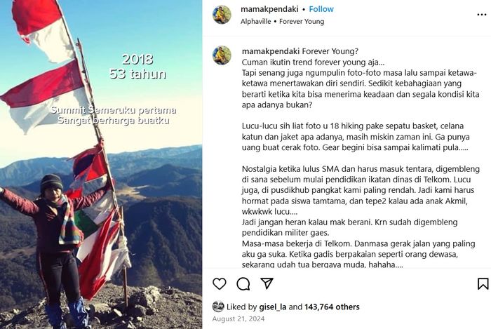 Mamak Pendaki, Lilie Wijayanti tewas di Puncak Cartenz