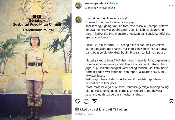 Sosok Mamak Pendaki, Lilie Wijayanti