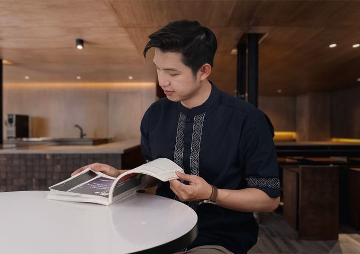 Busana muslim untuk pria.