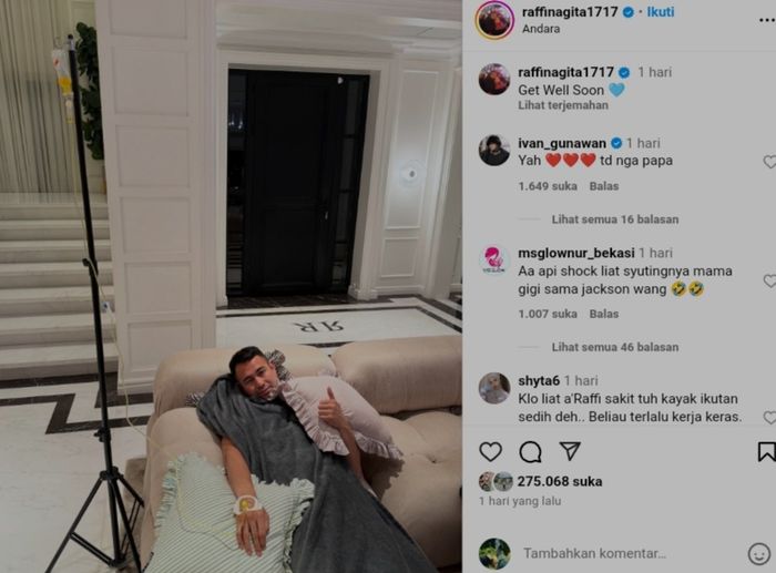 Unggahan Raffi Ahmad