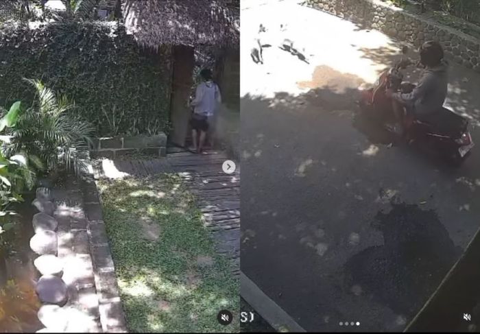 Rekaman CCTV dir umah Indah Kalalo