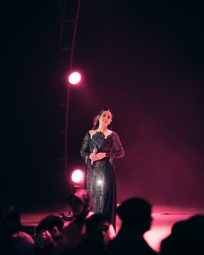 Raisa tampil di acara ulang tahun putra mahkota Brunei Darussalam.