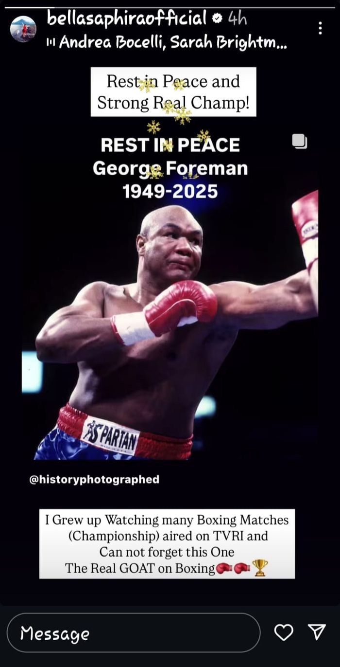 Unggahan Bella Saphira