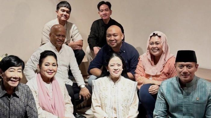 Dari Guruh Soekarno hingga Kaesang Pangarep berkumpul di hari ulang tahun Didit Prabowo, anak Presiden Prabowo Subianto, Sabtu (22/3/2025).    