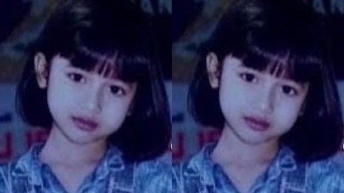 Foto masa kecil Laudya Cynthia Bella
