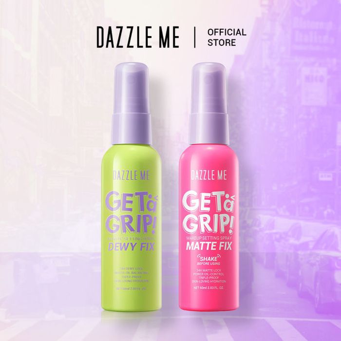 Rekomendasi seting spray travel size dari Dazzle Me.
