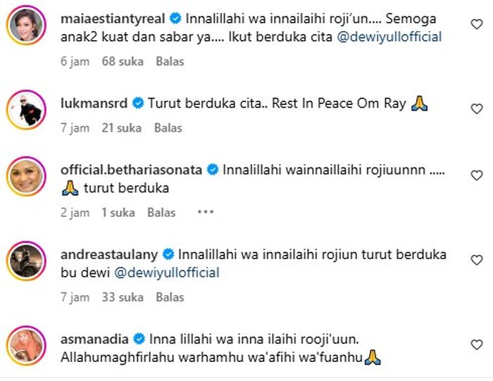 Sederet selebriti berduka kehilangan Ray Sahetapy