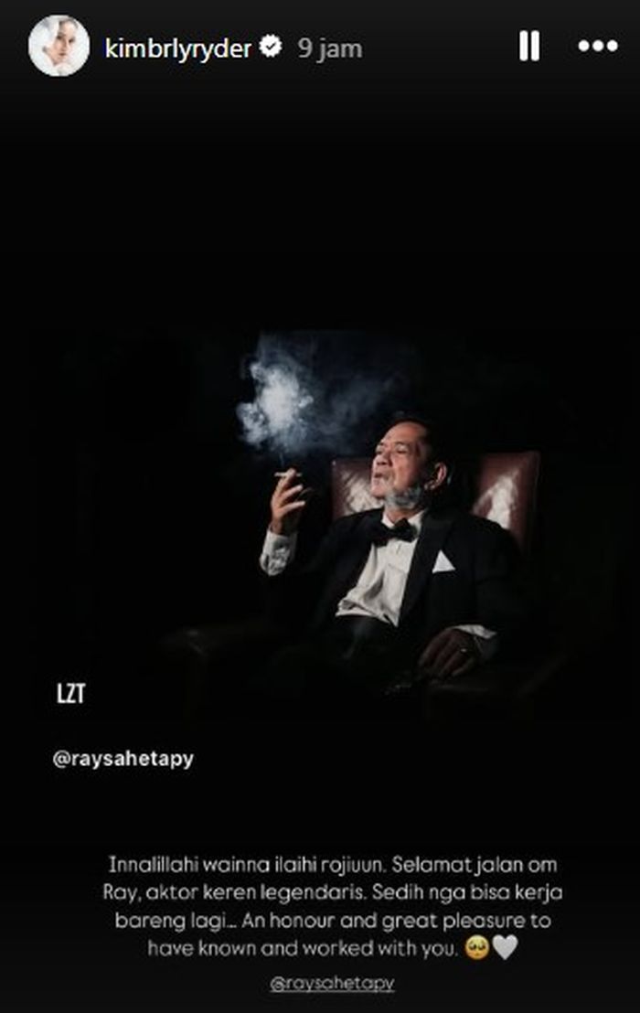Kimberly Ryder kenang sosok Ray Sahetapy