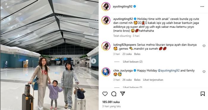 Ayu Ting Ting dan keluarga hendak liburan ke Jepang