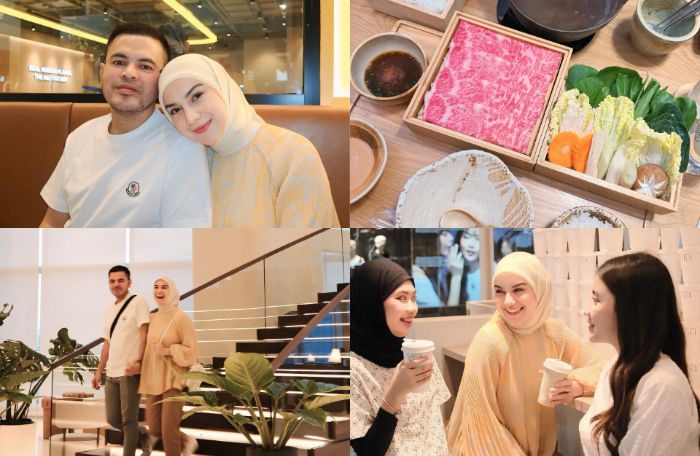 Momen Irish Bella dan buah hati liburan ke Thailand saat libur Lebaran.