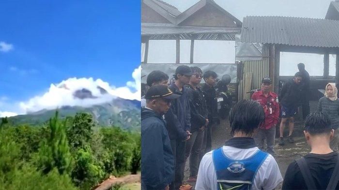 Sebanyak 20 orang yang melakukan aktivitas pendakian secara ilegal di Gunung Merapi saat diamankan petugas Balai Taman Nasional Gunung Merapi dan pihak Kepolisian.