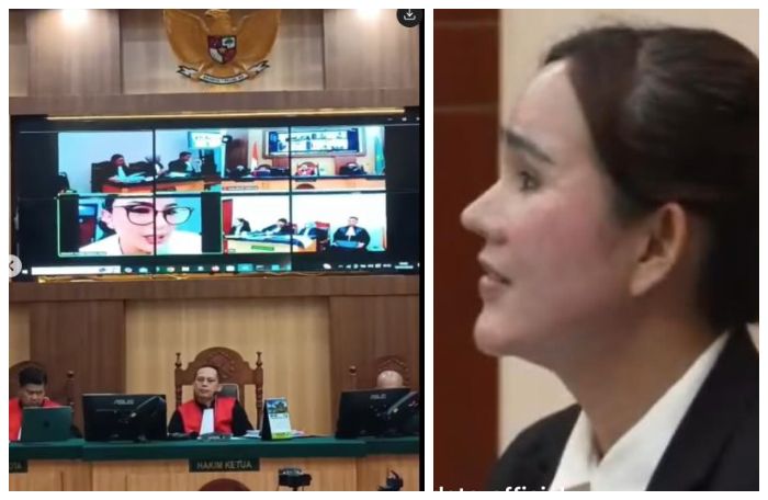 Nikita Mirzani ikut hadir di sidang kasus pencemaran nama baik dengan terdakwa selebgram Isa Zega.