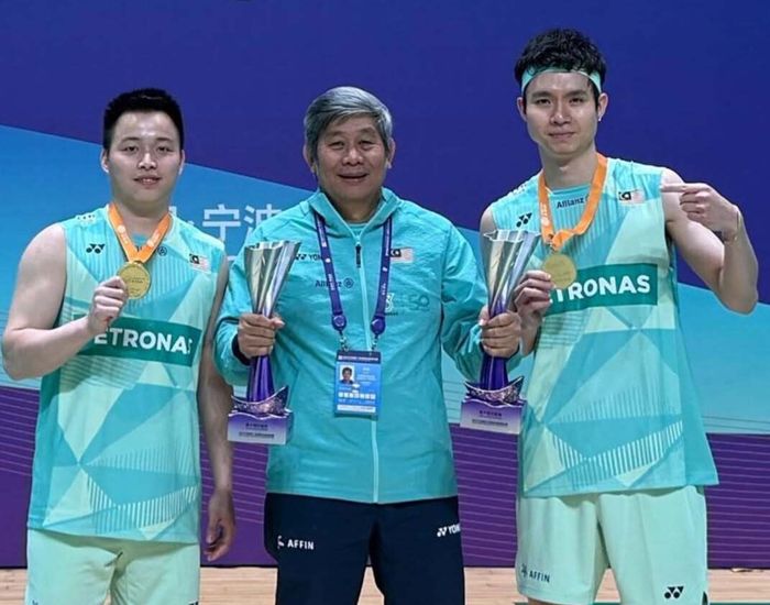 Herry IP turut mengantarkan Aaron Chia/Soh Wooi Yik menjadi Juara Asia 2025.