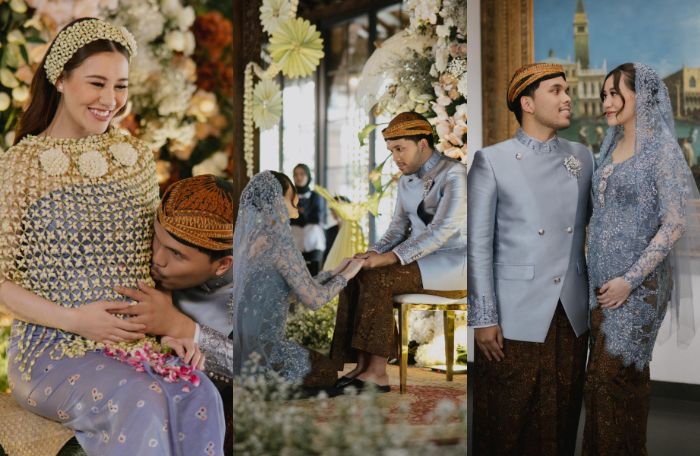 Potret acara 7 bulanan Aaliyah Massaid 