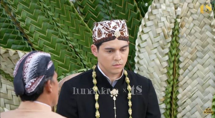 Wajah tegang Maxime Bouttier sesaat sebelum ia mengucap ijab kabul.