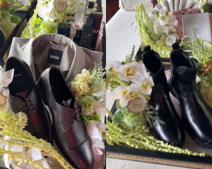 Seserahan Luna Maya untuk Maxime Bouttier