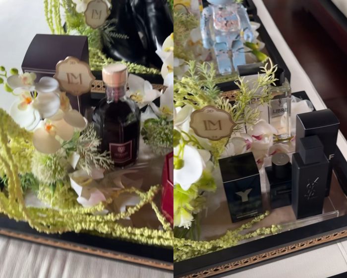 Seserahan Luna Maya untuk Maxime Bouttier