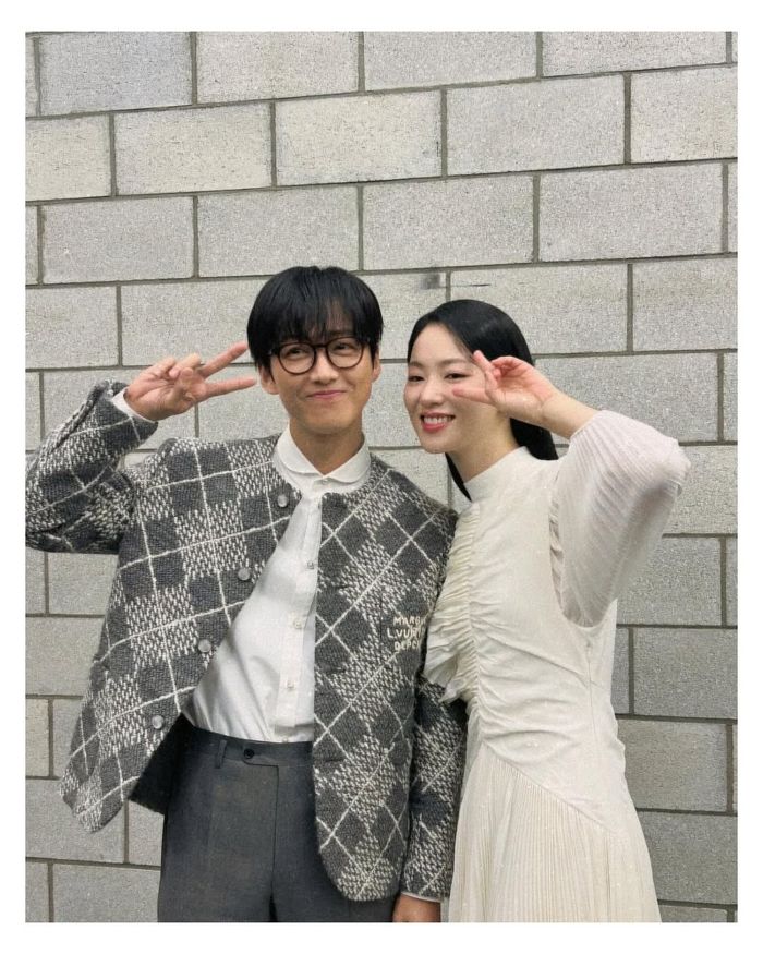 Nam Goon Min dan Jeon Yeo Been saat produksi drama Our Movie.