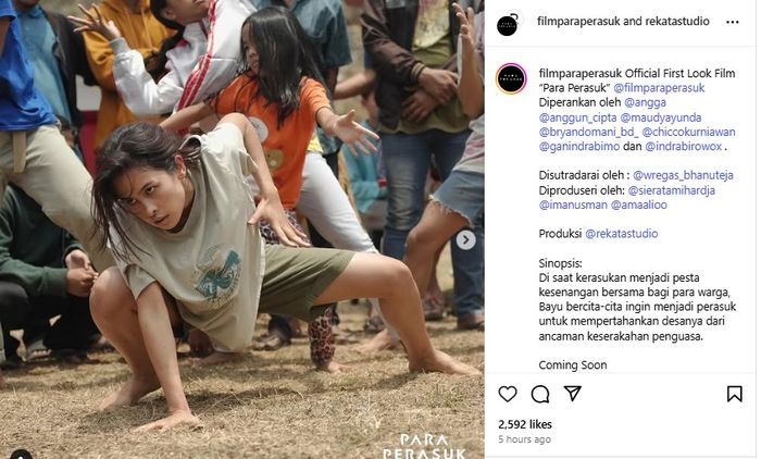 Penampilan Maudy Ayunda di film Para Perasuk.