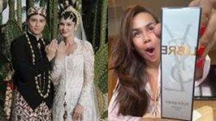 Isi Souvenir pernikahan Luna Maya dan Maxime Bouttier