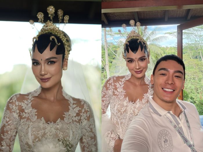 Luna Maya dan MUA Andy Chun.