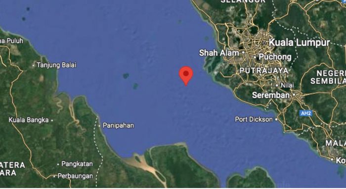 Titik tenggelamnya Kapal Selam I-66 / I-166.