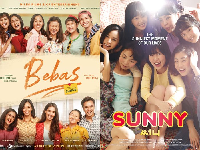 Official poster film Bebas dan Sunny.