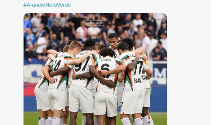 Venezia menderita kekalahan telak dari Cagliari sehingga masuk lagi ke zona degradasi pada pekan ke-37 Liga Italia, Minggu (18/5/2025).