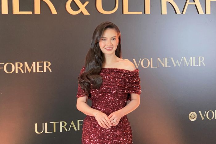 Raline Shah saat ditemui di The Langham Hotel, Jakarta, hari Sabtu (17/05/25).