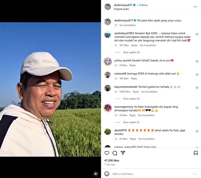 Dedi Mulyadi ngaku dapat kiriman teror misterius, salah satunya ular cobra.