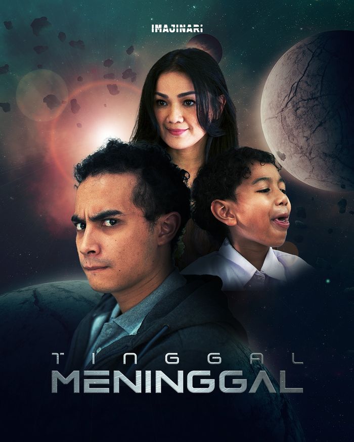 Omara Esteghlal, Nirina Zubir, dan Jared Ali sebagai pemeran film Tinggal Meninggal.