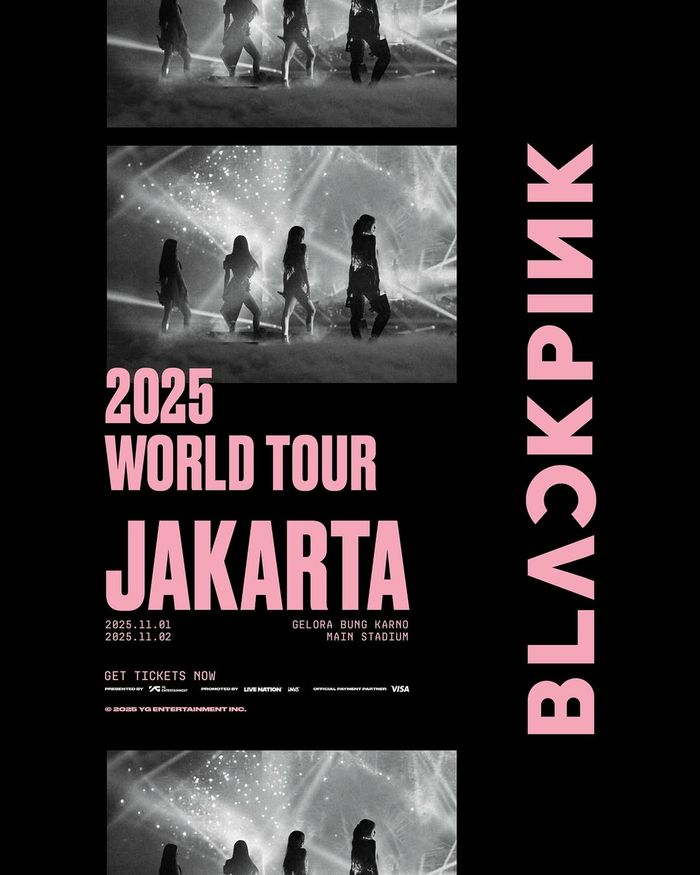 Tur dunia Blackpink di tahun 2025.